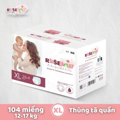 Thùng tã quần size XL